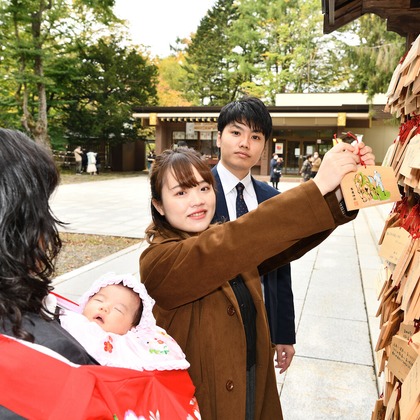 須貝フォトサービスが撮影したお宮参りの写真