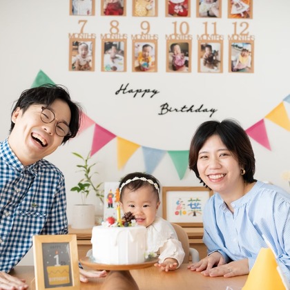 株式会社VISTA / VISTA Photographyが出張撮影した家族写真(キッズ,ベビーフォト)などが写った「ファミリーフォト」の家族写真