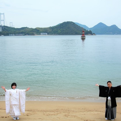 お祝い写し屋が撮影した「ふきあげ・しまなみウェディング」の写真