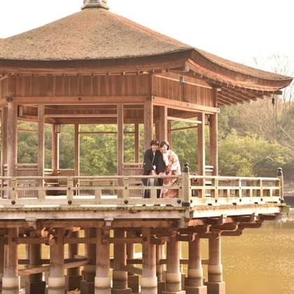 Photo of Pre weddingphotoshoot and wedding ceremony at shrine and Nara Park for foreigners. taken by Kiki photo works