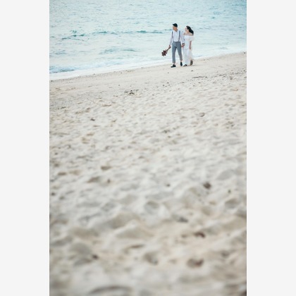 ポートレート沖縄が撮影した「ビーチフォトウエディング」の写真