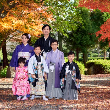 ProPhotos Japanが出張撮影した家族旅行, 七五三衣装, 秋が写ったハネムーンフォトの写真