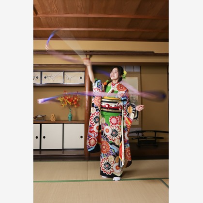 スマイルハンターが出張撮影した家族写真(キッズ,ベビーフォト)などが写った「成人式フォト」の家族写真