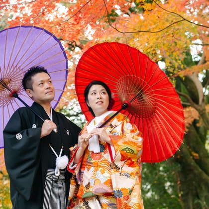 LARA LILYが撮影した「結婚式前撮り(福岡県・秋月城)」の写真