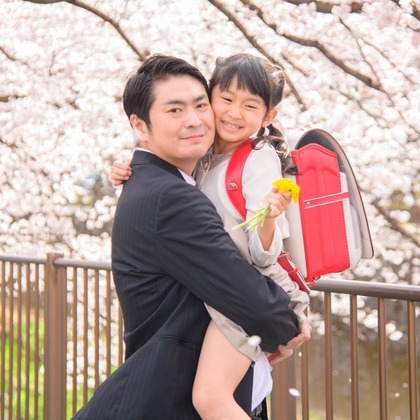 関場優太が撮影した家族写真の出張撮影の写真