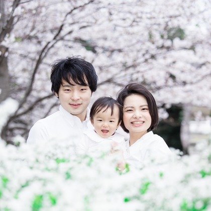 松井シンジが撮影した家族写真の出張撮影の写真