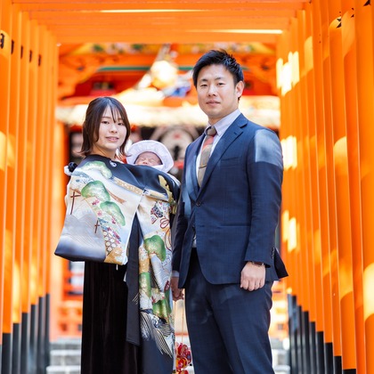 木村知佳が撮影したニューボーンフォト/家族写真の出張撮影/お宮参りの写真