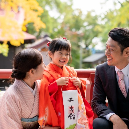 杉森 茂夫 (Photo Studio SS)が出張撮影した「七五三、お宮参り、家族写真」の家族写真