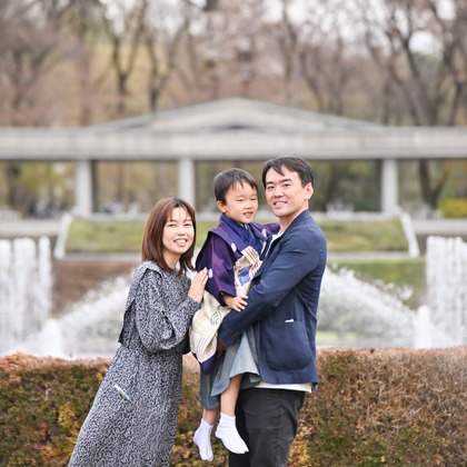 寫樂斎が撮影した家族写真の出張撮影/七五三フォトの写真