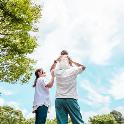 チャミーフォトグラフィーが撮影した家族写真の出張撮影の写真