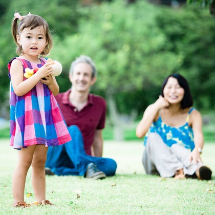 松井シンジが撮影した家族写真の出張撮影の写真