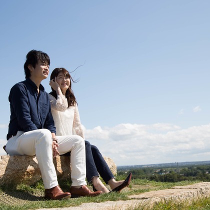 Happy with Photosが出張撮影した「アニバーサリーフォト(結婚記念日)＠札幌市・モエレ沼公園」の家族写真