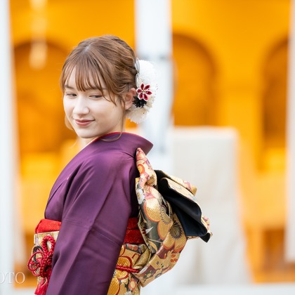 大森光太郎・K-PHOTOが出張撮影したYokohama Ukai-Tei, バトリョハウス, スポーツ会場などが写った「成人式撮影」の家族写真