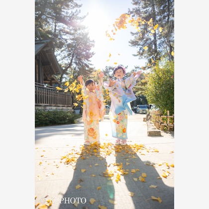 大森光太郎・K-PHOTOが出張撮影した「七五三撮影」の家族写真
