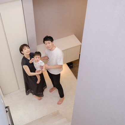 高夏写真店が出張撮影した「家族写真の撮影」の家族写真