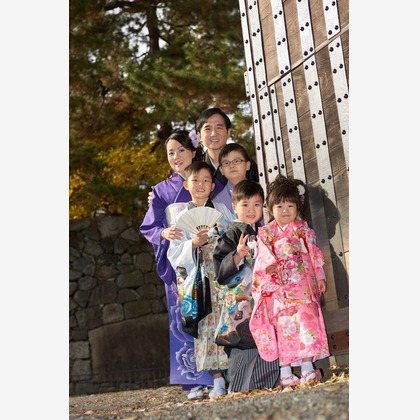 ProPhotos Japanが出張撮影した家族旅行, 七五三衣装, 秋が写ったハネムーンフォトの写真