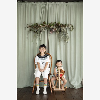 Hamuこども写真館が撮影した家族写真の出張撮影の写真