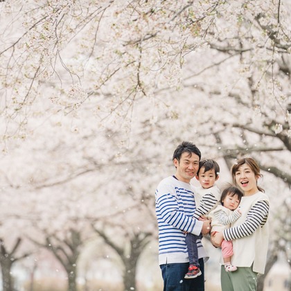 いしづか ちひろが撮影した家族写真の出張撮影の写真