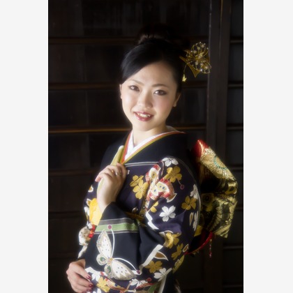 スマイルハンターが出張撮影した家族写真(キッズ,ベビーフォト)などが写った「成人式フォト」の家族写真