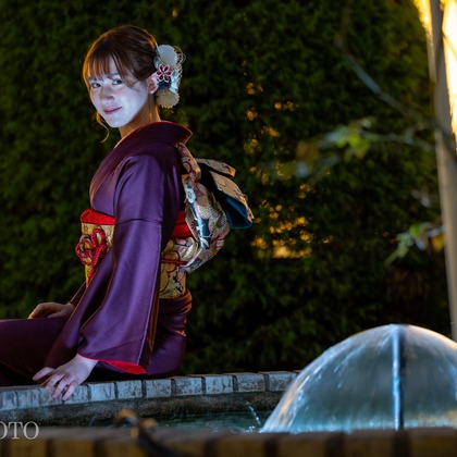 大森光太郎・K-PHOTOが出張撮影したYokohama Ukai-Tei, バトリョハウス, スポーツ会場などが写った「成人式撮影」の家族写真