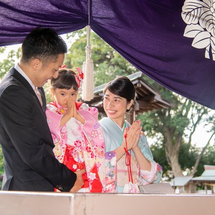 合同会社優希photoが出張撮影した「七五三写真」の家族写真