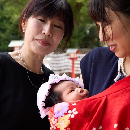 Actが撮影したお宮参りの写真