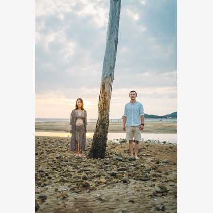 フォトグラファー笹が撮影したマタニティフォトの写真