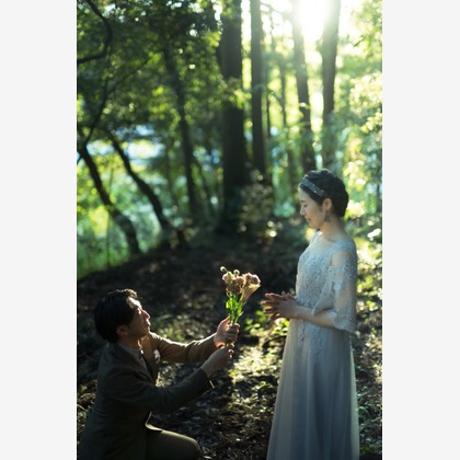 富岡 そよぎが撮影した「森でのウェディング撮影❁」の写真