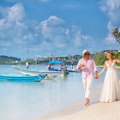 Alex Dadushcoが撮影した「ビーチウェディング写真」の写真