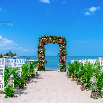 Alex Dadushcoが撮影した「ビーチウェディング写真」の写真