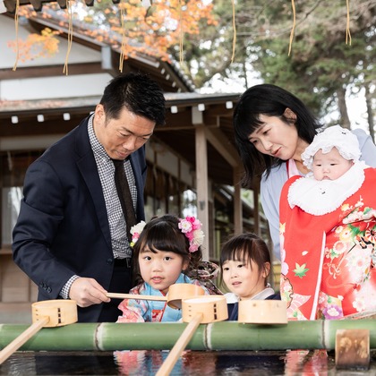 出張撮影くろさわが出張撮影した幸福, 写真, 通行人が写った七五三フォトの写真