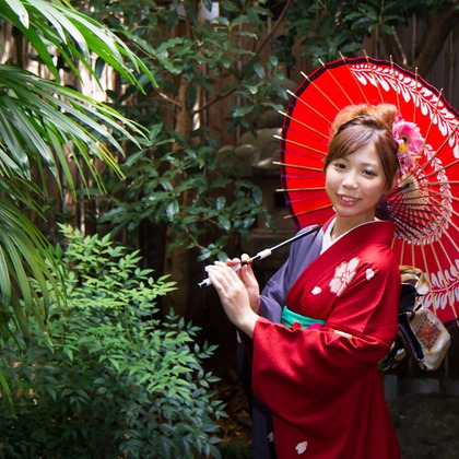 スマイルハンターが出張撮影した家族写真(キッズ,ベビーフォト)などが写った「成人式フォト」の家族写真