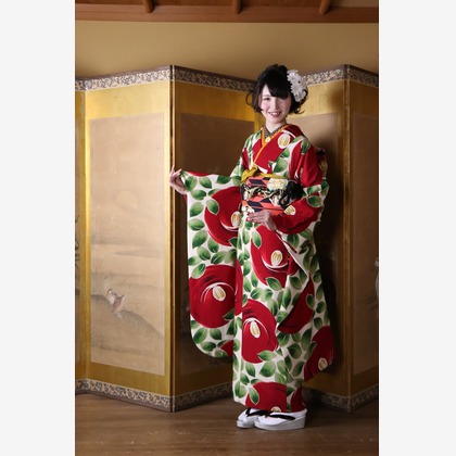 スマイルハンターが出張撮影した家族写真(キッズ,ベビーフォト)などが写った「成人式フォト」の家族写真