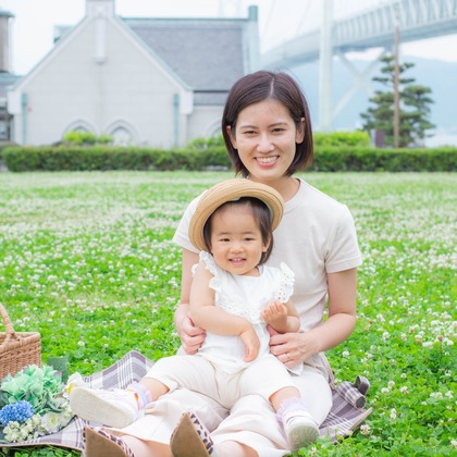 すみれふぉとが出張撮影した「新緑撮影会?」の家族写真