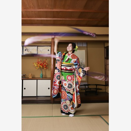 スマイルハンターが出張撮影した家族写真(キッズ,ベビーフォト)などが写った「成人式フォト」の家族写真