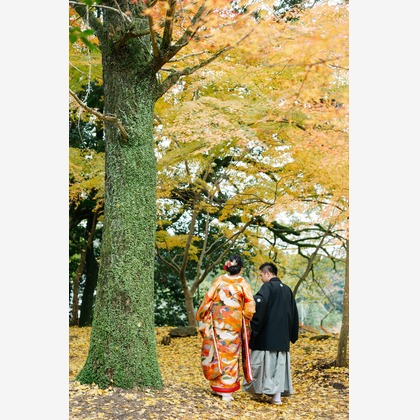 LARA LILYが撮影した「結婚式前撮り(福岡県・秋月城)」の写真
