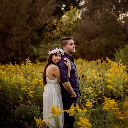 Photo of Engagement Portfolio taken by Jen Linfield Photography