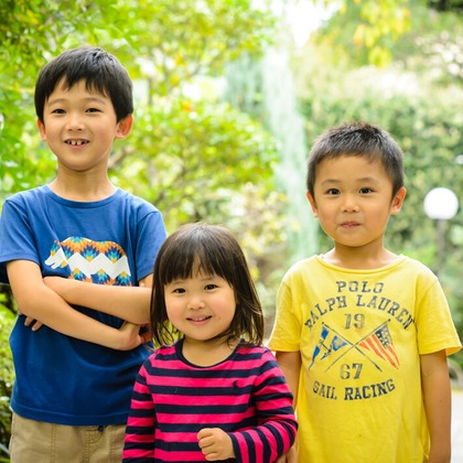 名畑文巨写真事務所が出張撮影したTemma Tenjin Hanjo Tei, 虹彩, 祖父母が写った家族写真(キッズ,ベビーフォト)の写真