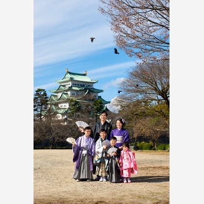 ProPhotos Japanが出張撮影した家族旅行, 七五三衣装, 秋が写ったハネムーンフォトの写真