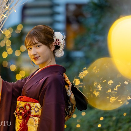 大森光太郎・K-PHOTOが出張撮影したYokohama Ukai-Tei, バトリョハウス, スポーツ会場などが写った「成人式撮影」の家族写真