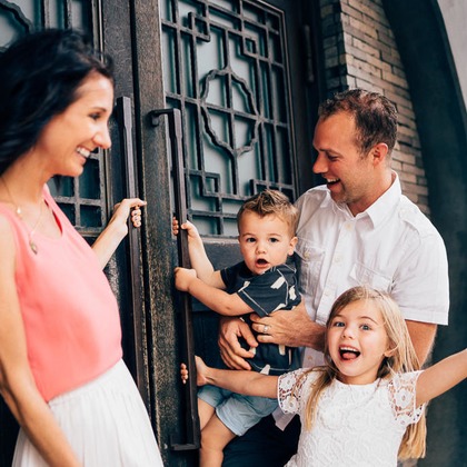 Spicer & Naoiが撮影した家族写真の出張撮影の写真