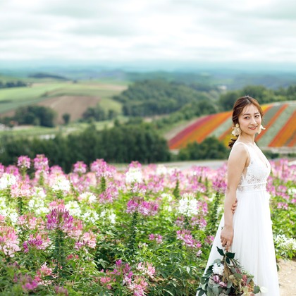 uno e creative act.が撮影した「富良野・美瑛　ロケーションフォトウェディング」の写真