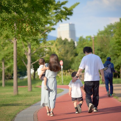 Earth Creative Productsが出張撮影した「ファミリー」の家族写真