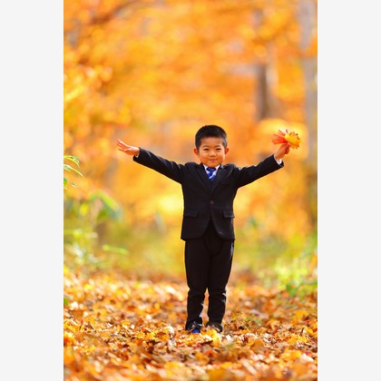 稲蔭一道が出張撮影したビューエグの庭, フラッシュ撮影, 自然の風景などが写った「家族写真、ロケーションフォト」の家族写真