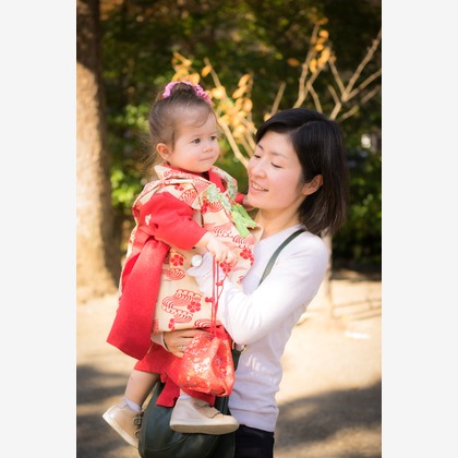 Aya Petite Photographyが出張撮影した「七五三出張撮影」の家族写真