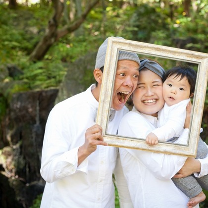 アトリエカーシャが撮影した家族写真の出張撮影の写真