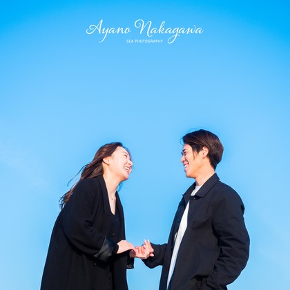 中川彩乃が出張撮影した「ビーチサイドポートレート」の家族写真