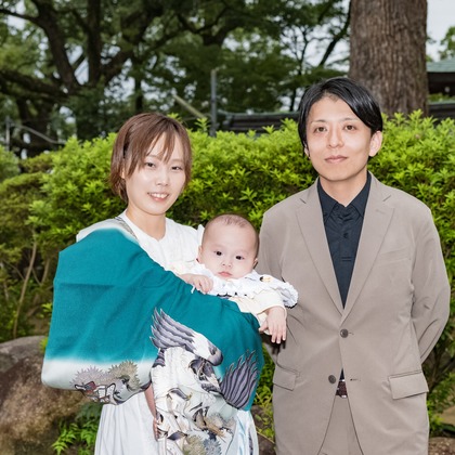 フォトスタジオ　ちっくたっくが出張撮影した「ファミリーフォト(ファミリー・キッズ・ベビー)」の家族写真