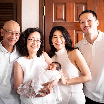 kudophotoが撮影したニューボーンフォト/家族写真の出張撮影の写真