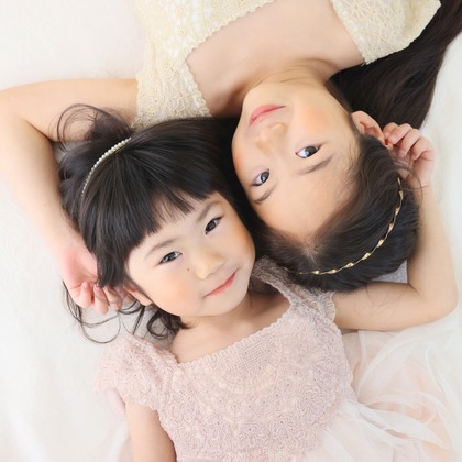 A-Studioが出張撮影した「子供写真(ホリゾント)」の家族写真